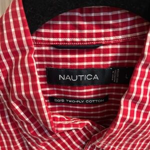 Men’s Nautica dress shirt large excellent condition
